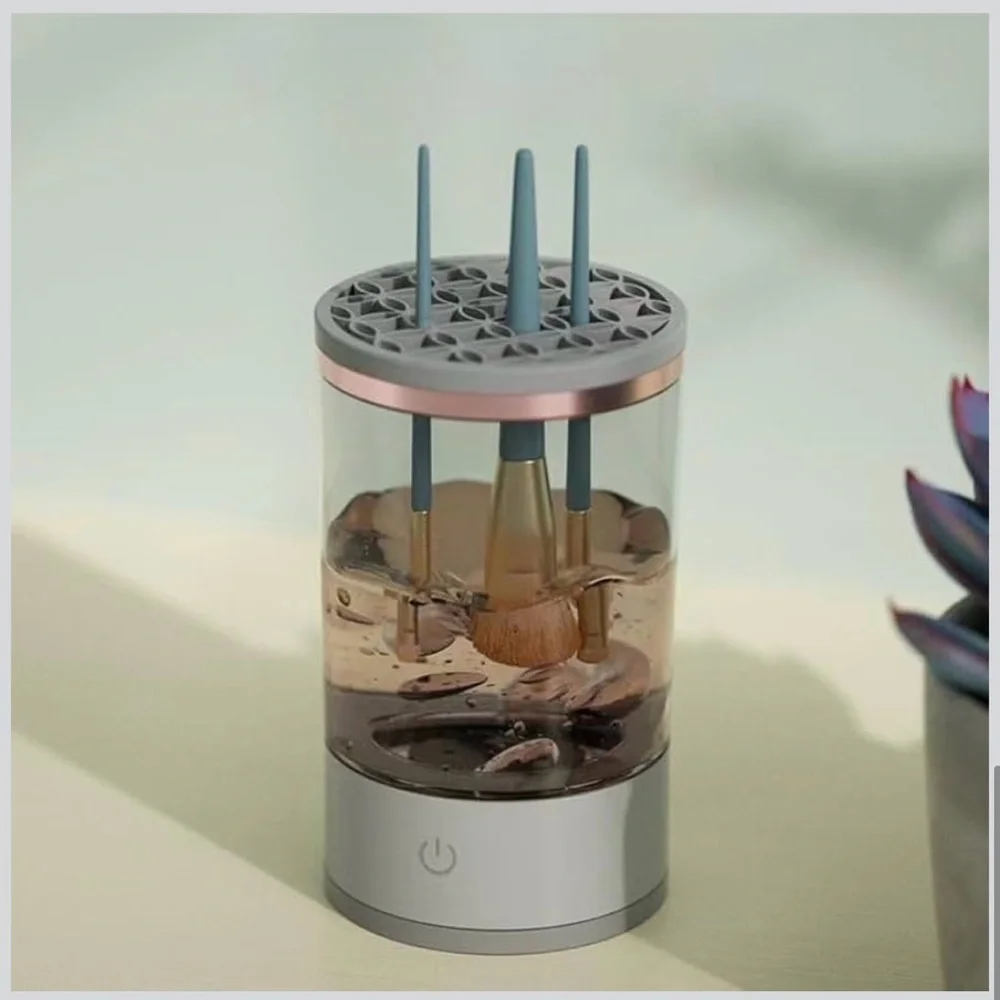 Automatic Electric Makeup Brush Cleaner Portable USB Charging, Spinner Dryer